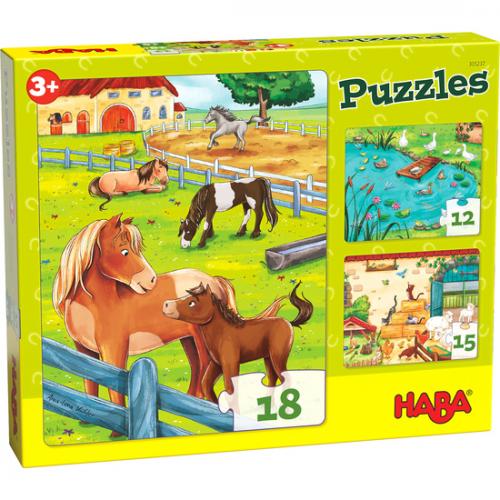 Haba puzzel [3 jaar +] puzzel Boerderijdieren - 305237 - De Haba puzzelwinkel