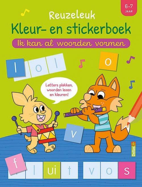 Reuzeleuk Kleur- en stickerboek - Ik kan al woorden vormen - Lol [6 jaar +]