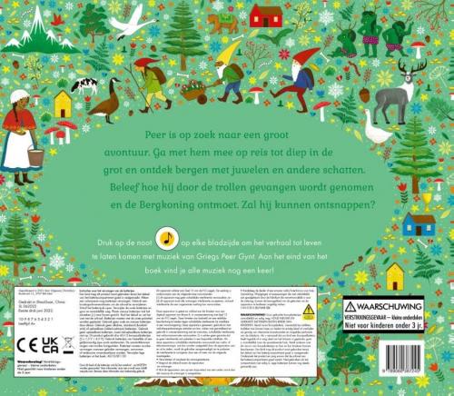Geluidenboek - muziekboek - Het verhalen orkest, Peer Gynt [4 jaar +] Christofoor