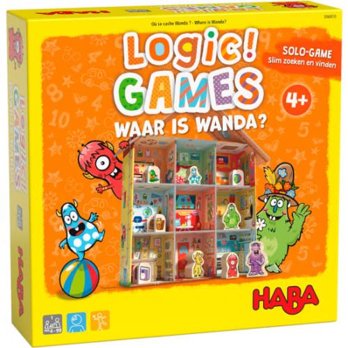 Logic! GAMES - Waar is Wanda? Haba spel [4 jaar +] 