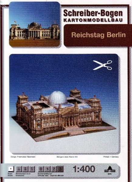 Bouwplaat Rijksdag Berljn