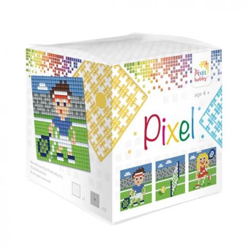 Pixelhobby [6 jaar +] Pixelkubus mosaic set Tennis - 29011