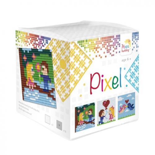 Pixelhobby [6 jaar +] Pixelkubus mosaic set Liefde - 29017