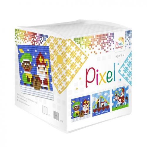 Pixelhobby [6 jaar +] Pixelkubus mosaic set Sinterklaas - 29018