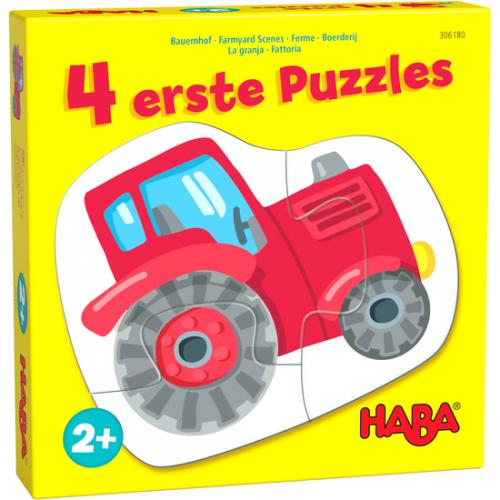 Haba puzzel [2 jaar +] 4 Eerste puzzels Boerderij - 306180
