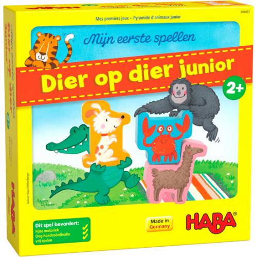 Haba spel [2 jaar +] mijn eerste spellen - Dier op dier junior - 306072 - De Haba spellen winkel