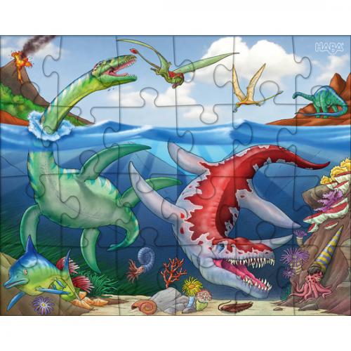 Haba puzzel [4 jaar +] Dinosaurussen 3 x 24 stukjes - 303377 - De Haba puzzel winkel