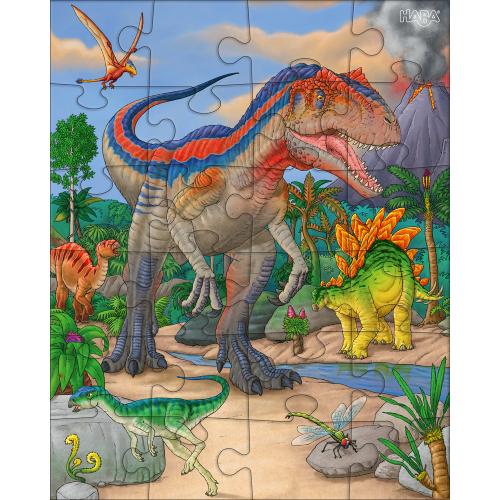 Haba puzzel [4 jaar +] Dinosaurussen 3 x 24 stukjes - 303377 - De Haba puzzel winkel