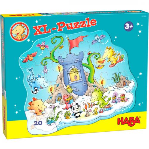 Haba puzzel [3 jaar +] XL-puzzel Draak Fonkelvuur - 305466 - De Haba puzzelwinkel