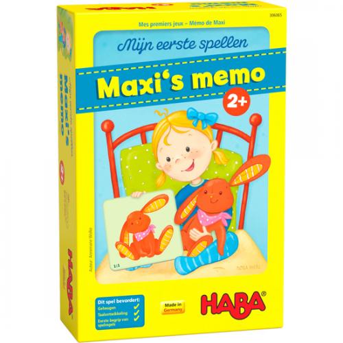 Haba spel [2 jaar +] mijn eerste spellen - Maxi s memo - 306065 -De Haba spellen winkel
