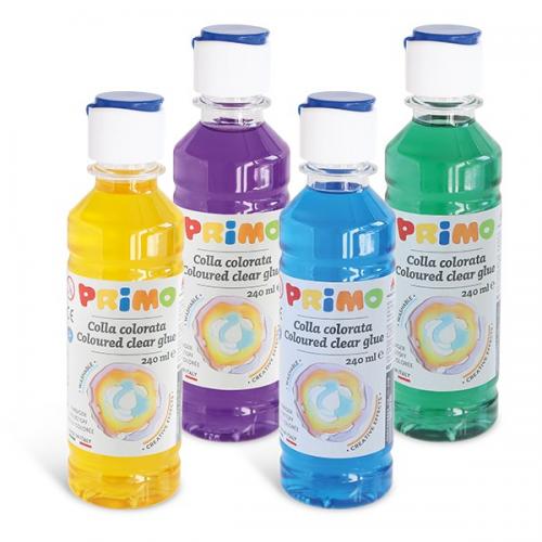 Filmlijm Groen - waterlijm 240 ml fles gekleurd Kleurrijke waterlijm, flesje met doseerdop.