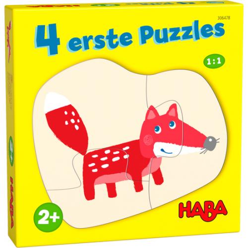 Haba puzzel [2 jaar +] 4 Eerste puzzels In het bos - 306478 - De Haba puzzel winkel