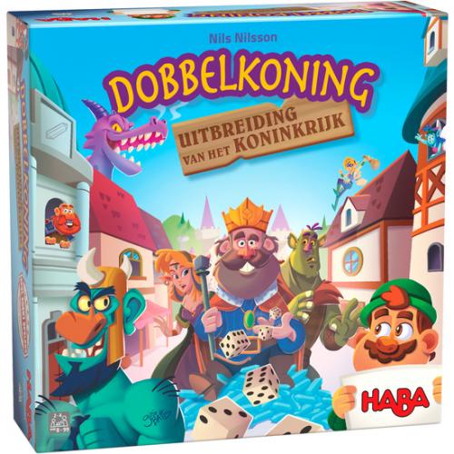 Haba spel [8 jaar +] Dobbelkoning, uitbreiding van het koningkrijk - De Haba spellenwinkel