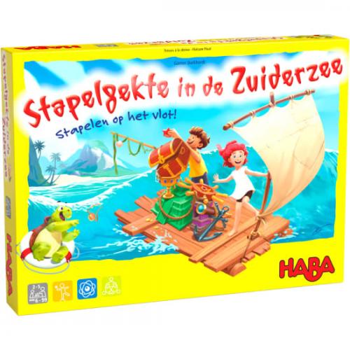 Haba spel [6 jaar +] Stapelgekte in de Zuiderzee - Stapelen op het vlot