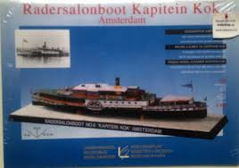 Bouwplaat Radarsalonboot kapitein Kok 